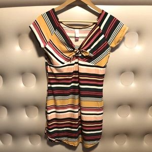 ☀️NWOT NoBoundaries striped mini dress/tunic,  girls L 13-15